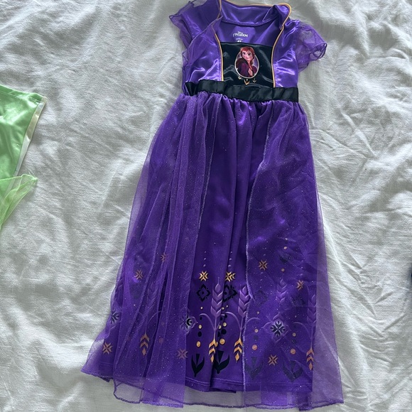 Set of 6 Disney Kids Nightgowns - Ariel, Belle, Tiana, Anna, Aurora - 4t & 5T - Picture 6 of 7